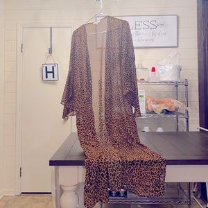 Leopard print Duster
